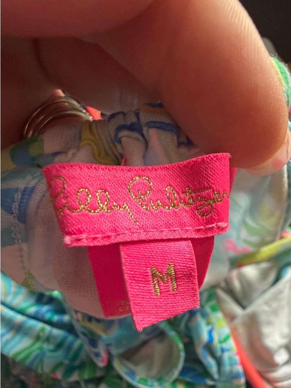 Lilly Pulitzer Tropical Print Romper | Size Medium - Picture 3 of 3